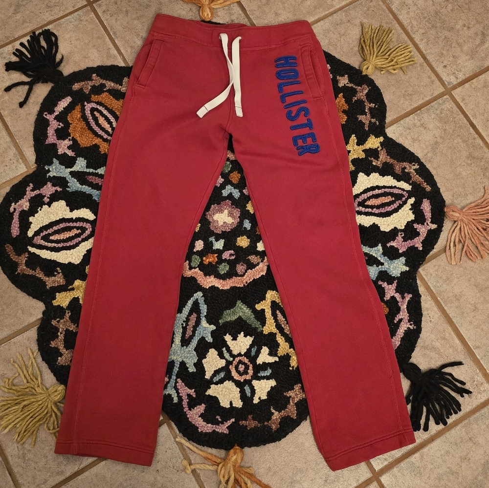 🔥🔥 Y2K Hollister Red And Blue Joggers🔥🔥 SIZE S